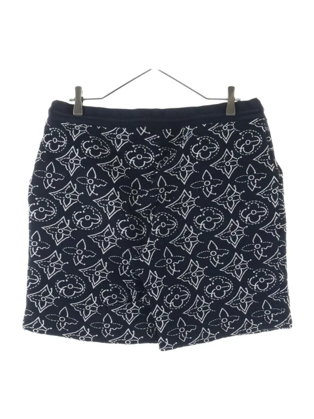 Louis Vuitton Nba Strategic Flowers Quilted Shorts Dm0 Monogram Black
